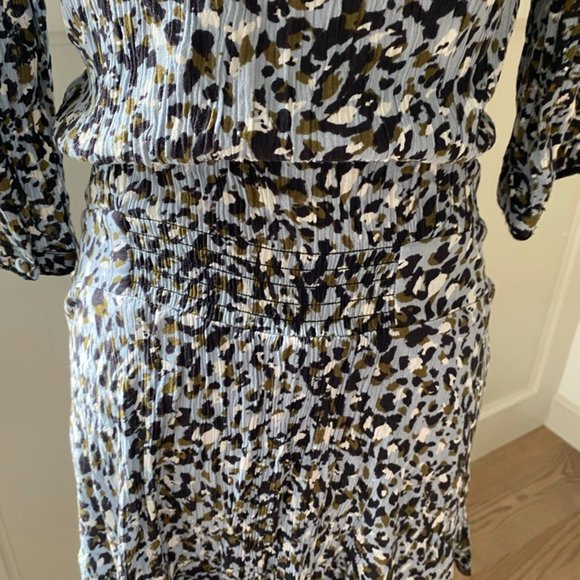 Zadig & Voltaire Raspail Leo Dress Blue Size S - Picture 9 of 12